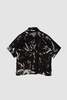 Wales Bonner Highlife Bowling Shirt - Black/White - Thumbnail 4