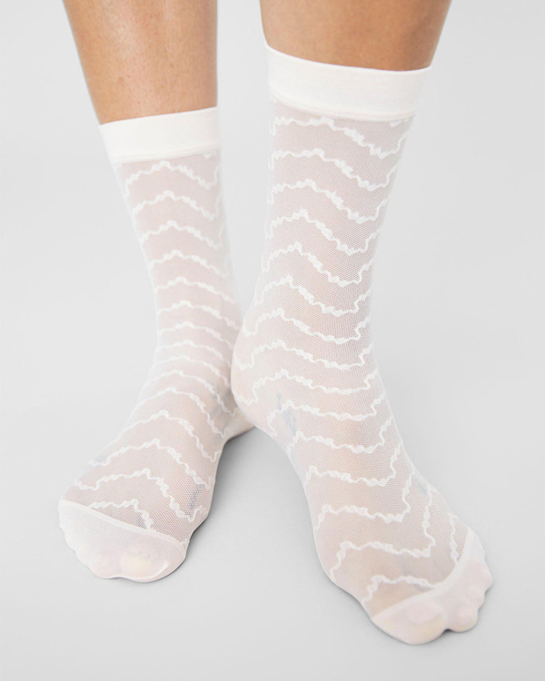 Swedish Stockings Mila Sheer Socks - Cloud Pink