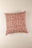 Ninéh Autumn Grove Kalamkari Handcrafted Pillow Cover - Thumbnail 1