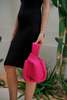 Pink Haley Mackenzie Knit Clutch - Fuchsia - Thumbnail 2