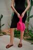 Pink Haley Mackenzie Knit Clutch - Fuchsia - Thumbnail 5