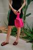 Pink Haley Mackenzie Knit Clutch - Fuchsia - Thumbnail 7