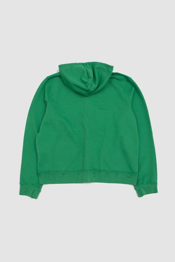 【関税込み】Camiel Fortgens グリーン フィット ジップフーディ Camiel Fortgens Fitted Zip Hoodie - Green | Garmentory