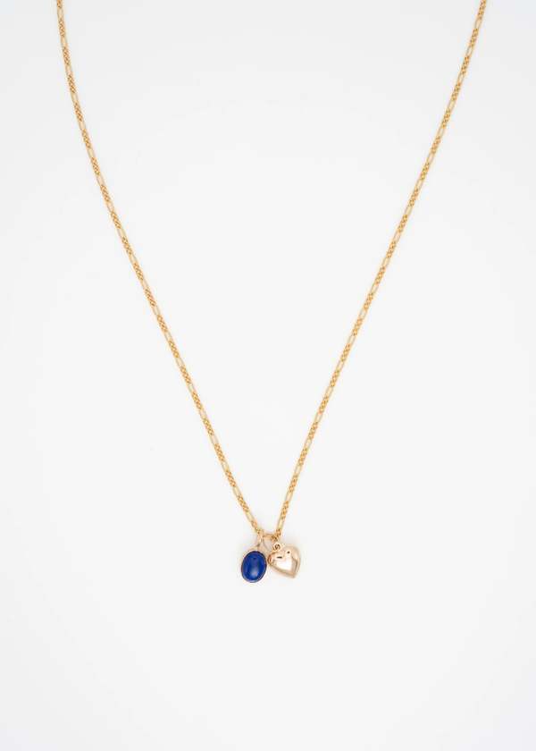 FLORA CICCARELLI Collier - 18" Figaro Chain with Charms