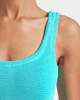 Hunza G Square Neck One Piece - Aqua - Thumbnail 5