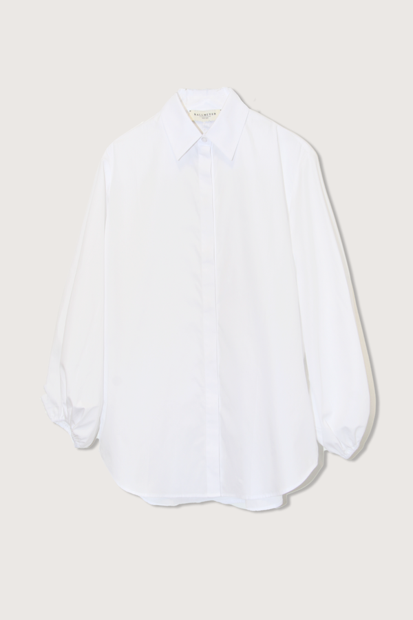 Kallmeyer Ilia Balloon Sleeve Blouse - White