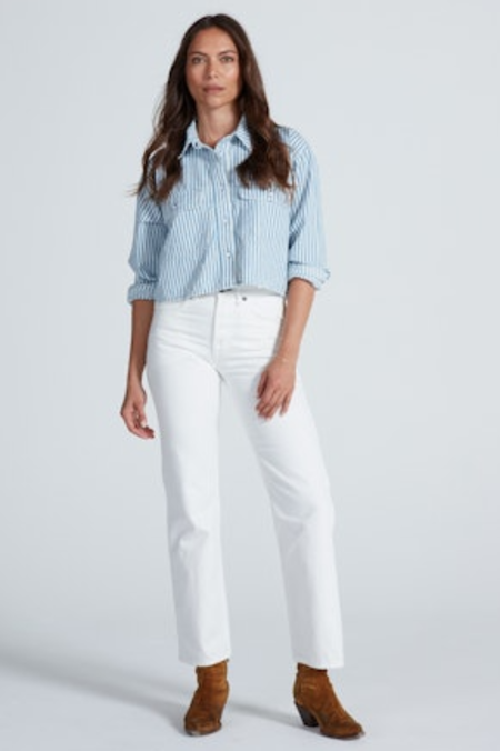 ASKK NY Oversized Denim Shirt - Palm Canyon | Garmentory