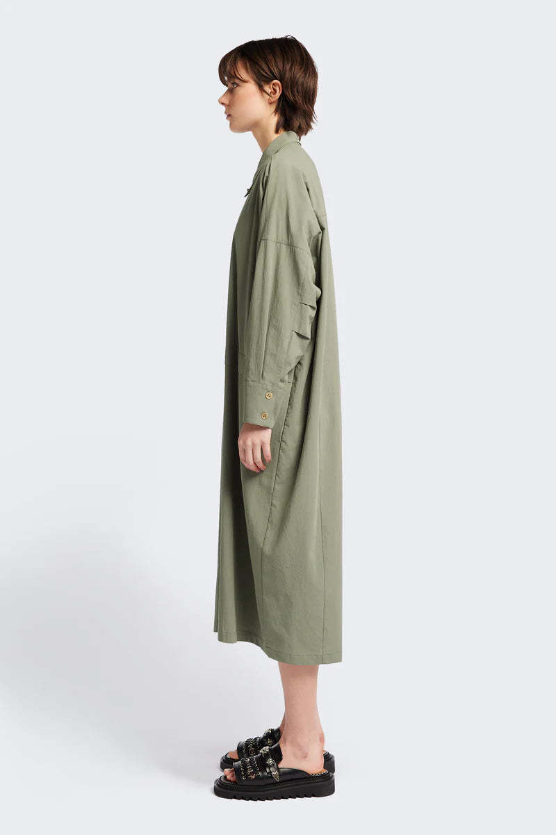 Kloke Sundown Shirt Dress - Olive
