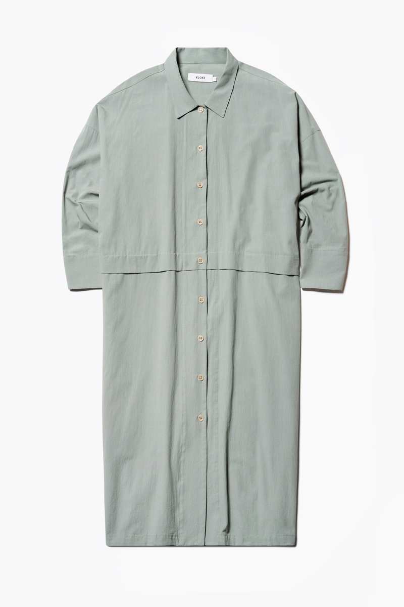 Kloke Sundown Shirt Dress - Olive