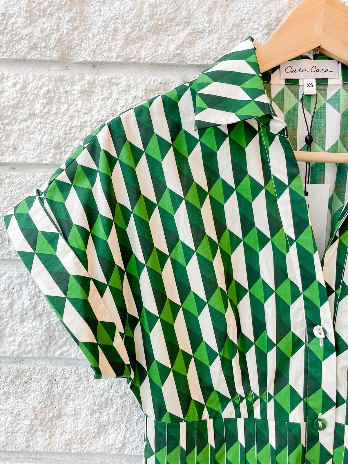 Cara Cara Nash Mini Dress - Le Tile Green