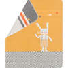 David Fussenegger Juwel Baby Blanket - Suns Allover / Bunny Rabbit - Gold - Thumbnail 2
