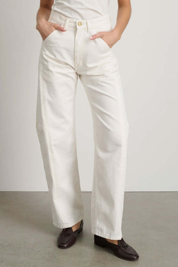 B Sides Lange Lasso Chino - Chalk White