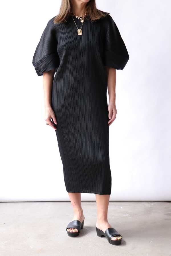 Issey Miyake Pleats Please Monthly Colors Dress - Black No.15
