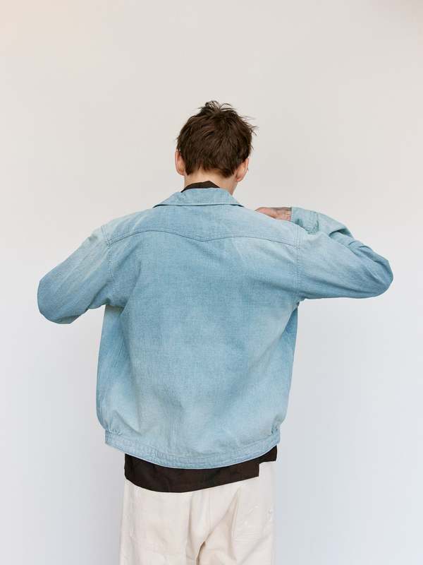 Taiga Takahashi LOT.319 Palaka Jacket - Ozone Bleach | Garmentory