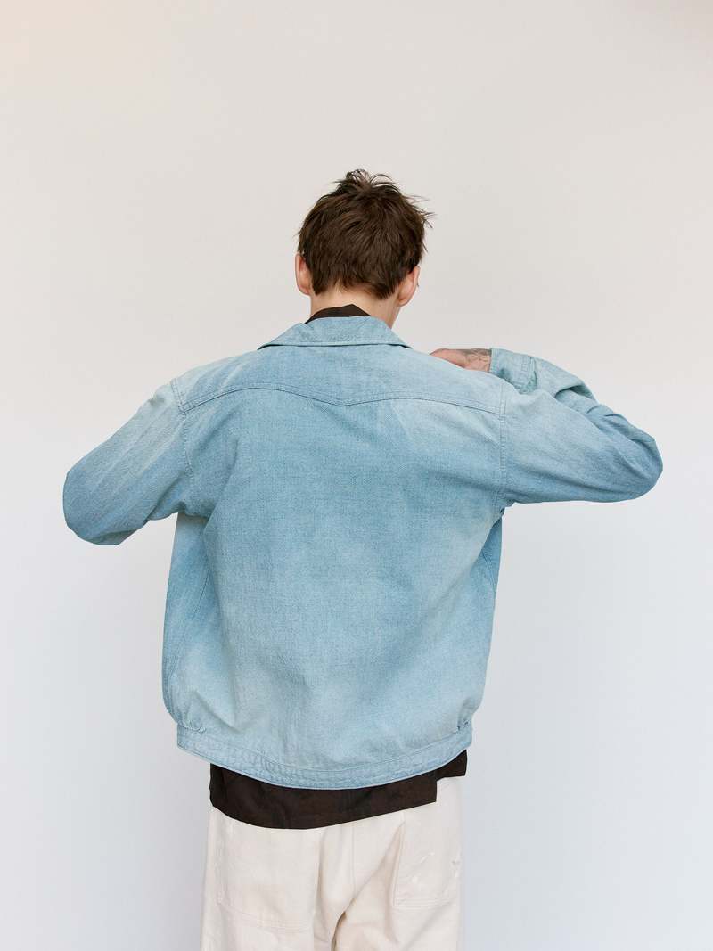 ジャケット・アウター TaigaTakahashi 25ss lot319 Palaka Jacket Taiga Takahashi Lot 319 Palaka Jacket Discharged Indigo