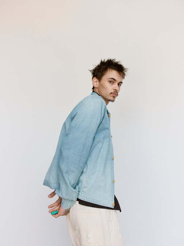 Taiga Takahashi LOT.319 Palaka Jacket - Ozone Bleach | Garmentory