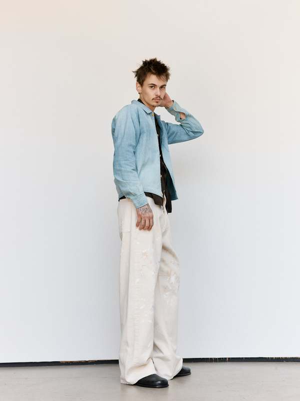 Taiga Takahashi LOT.319 Palaka Jacket - Ozone Bleach | Garmentory