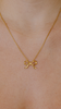 Sunday Stephens Bow Peep Necklace - Gold - Thumbnail 1