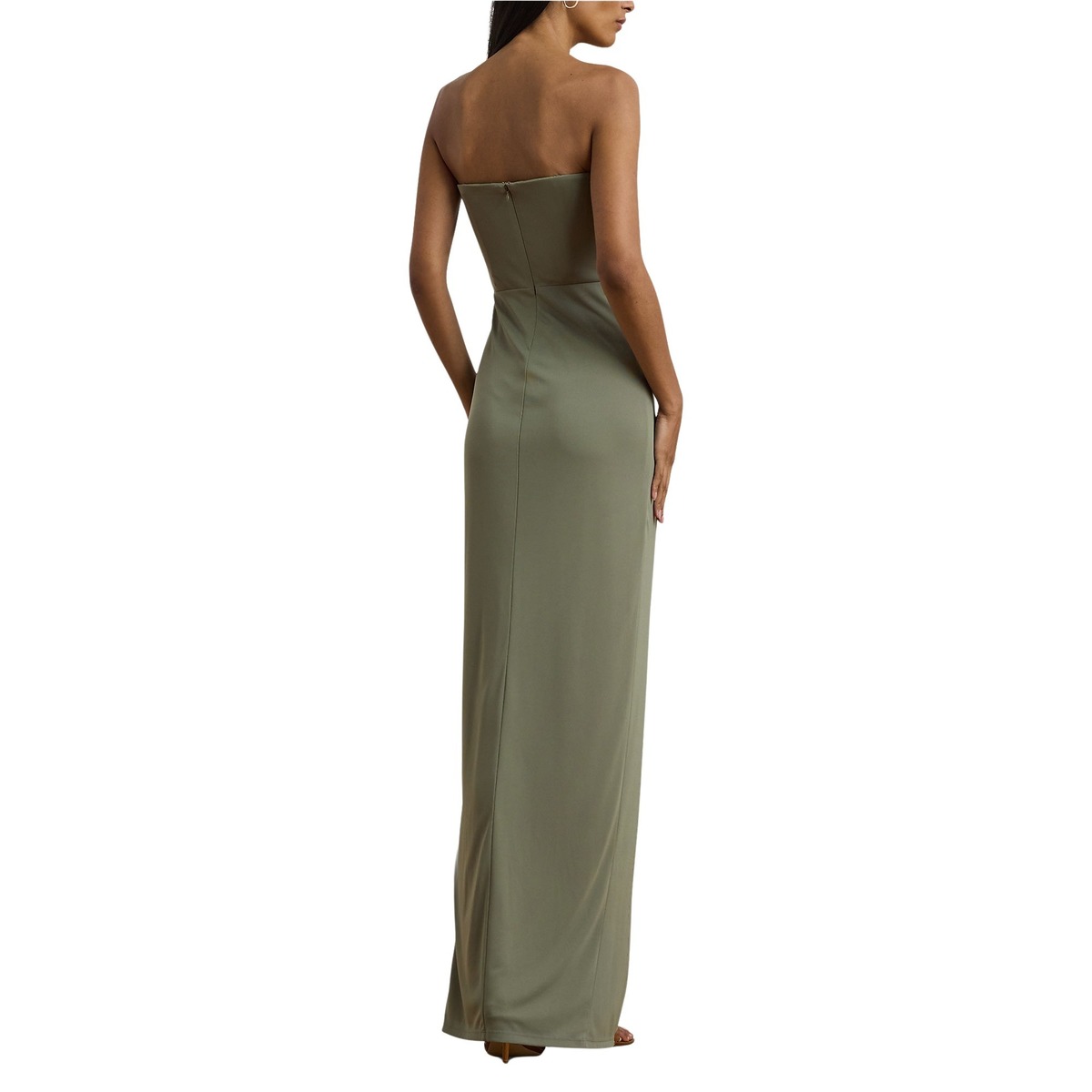 Lauren Ralph Lauren Estila Sleeveless Gown - Sage Green | Garmentory