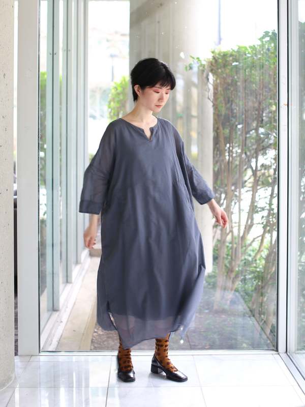 H+ Hannoh Wessel Dress Detta - Zinc | Garmentory