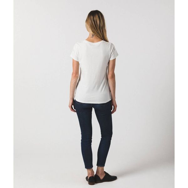 Known Supply Women's Fitted Crew - White