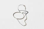 Saskia Diez Wire Bold Ear Cuff with Chain - No. 2 - Thumbnail 2