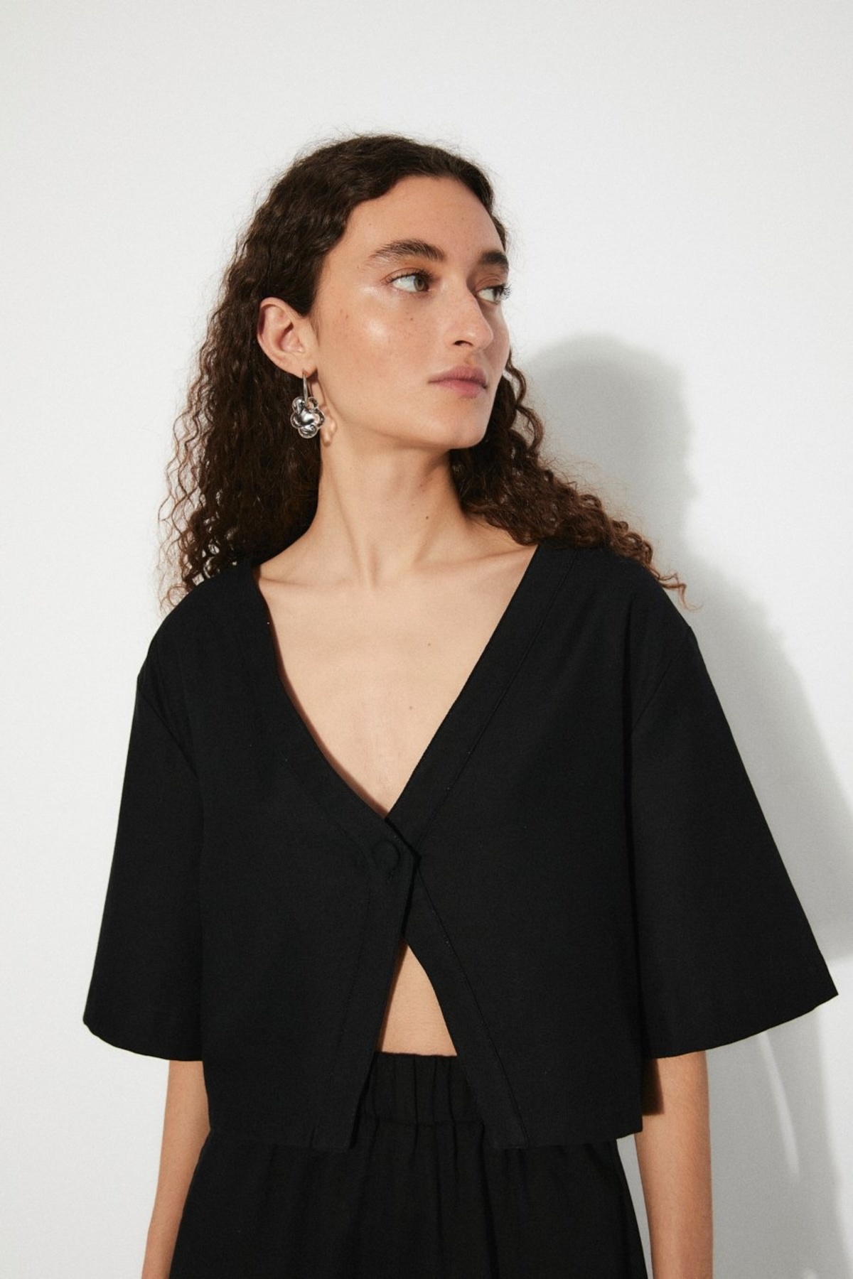 Rita Row Reishi Cotton Top - Black | Garmentory