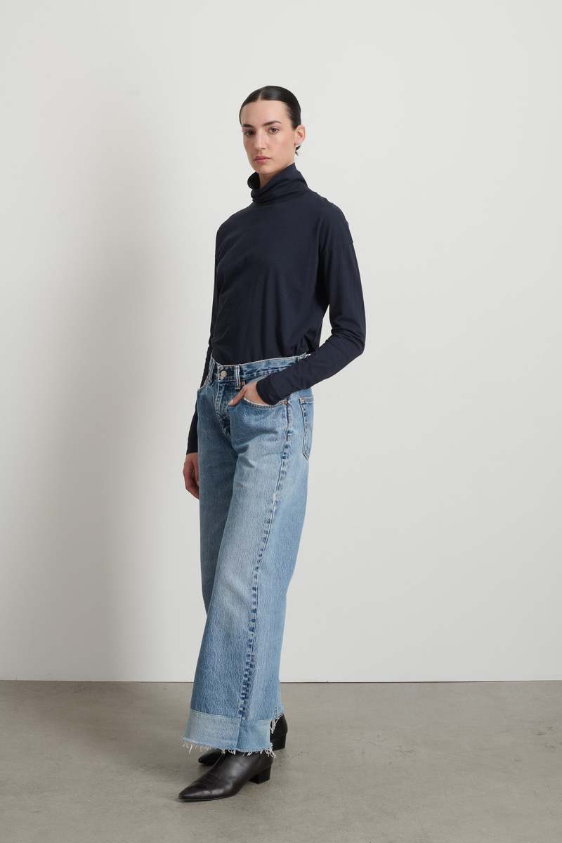 B Sides the reworked culotte Jeans - vintage indigo