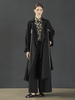 Maison De Ines String Trench Coat - Black - Thumbnail 2