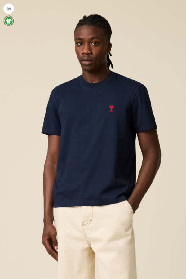 AMI CLASSIC RED T-SHIRT ティーシャツ AMI TS Classic - Red | Garmentory