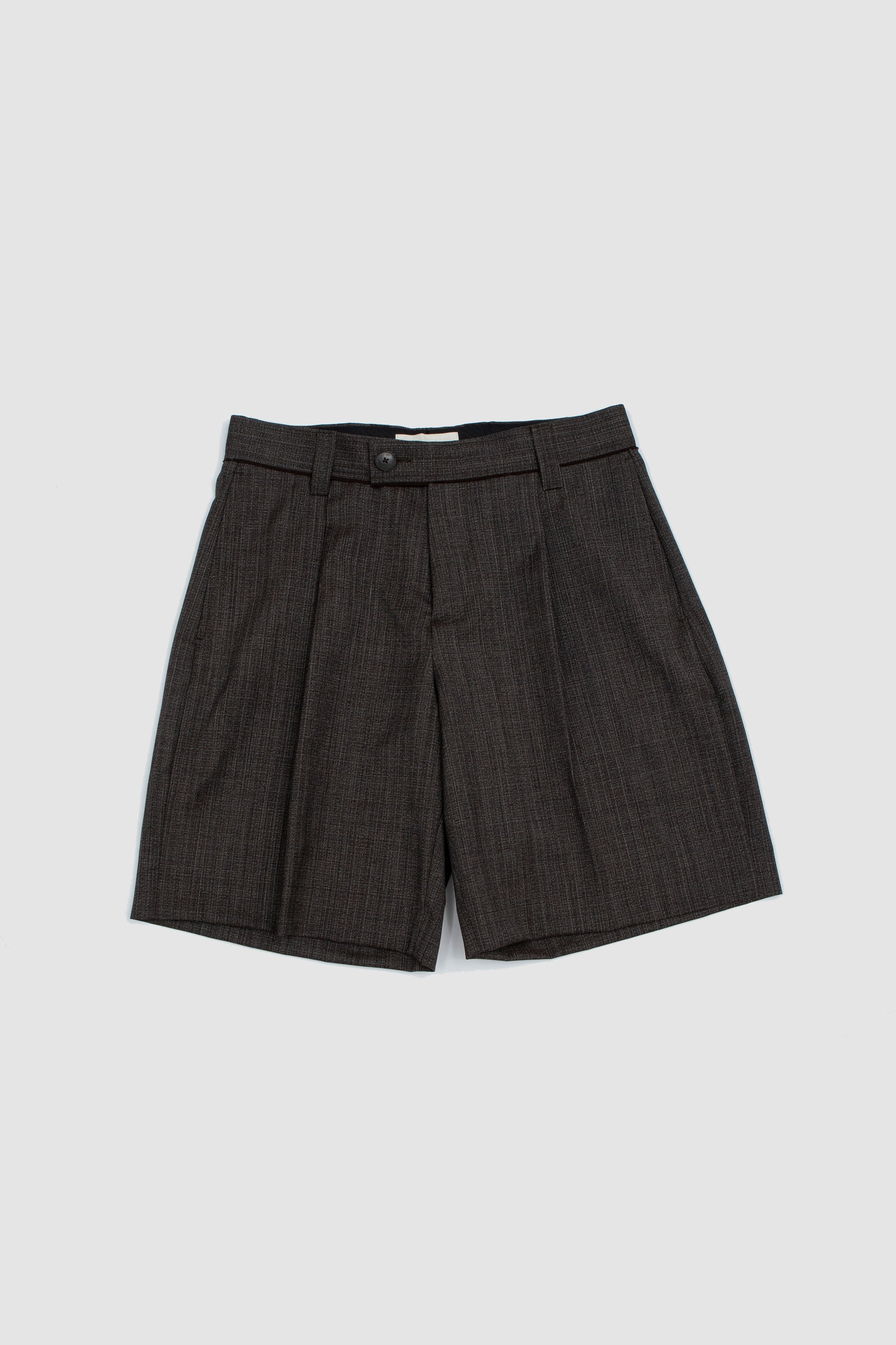 パンツ mfpen classic shorts deep brown mfpen Classic Shorts - Brown Speckle | Garmentory
