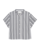 The Great. Valor Top - Parchment Stripe - Thumbnail 5