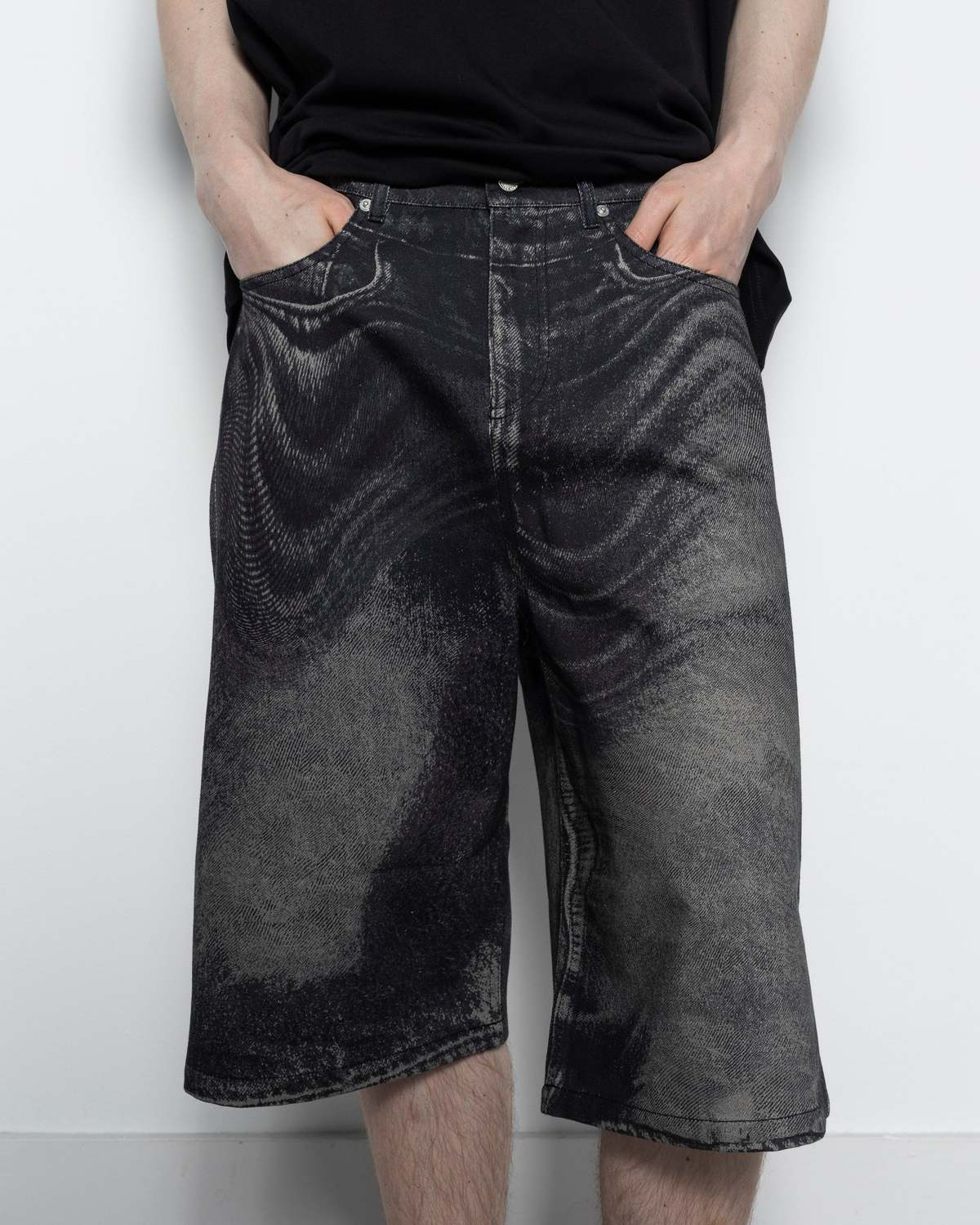 CAMPERLAB Distorted Print デニムショートパンツ CAMPERLAB Distorted Print Denim Shorts in Blue for Men | Lyst