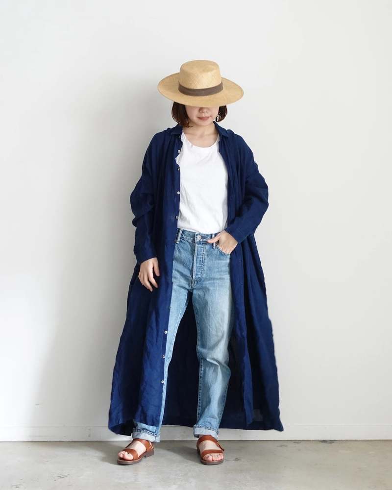 ICHI ANTIQUITES Okayama Made Denim Pants - Vintage Wash