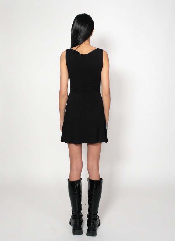 ワンピース Black swan mini dress treat urself Shop the Fairytale Dream Sheer Sleeve Mini Dress Black
