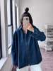 Le Bon Shoppe Owen Shirt - Dark Denim - Thumbnail 1
