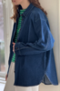 Le Bon Shoppe Owen Shirt - Dark Denim - Thumbnail 5