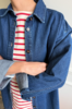 Le Bon Shoppe Owen Shirt - Dark Denim - Thumbnail 6