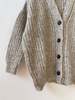Happy French Gang Gaston Undyed Alpaca Cardigan - Silver - Thumbnail 2