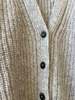 Happy French Gang Gaston Undyed Alpaca Cardigan - Silver - Thumbnail 11