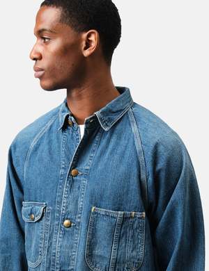 orSlow 1950's Coverall Jacket - Blue | Garmentory