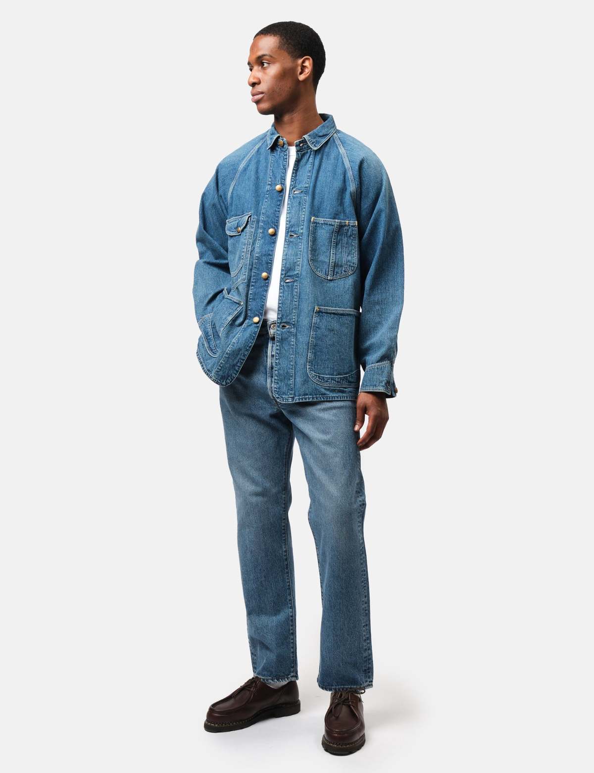 orSlow 1950's Coverall Jacket - Blue | Garmentory