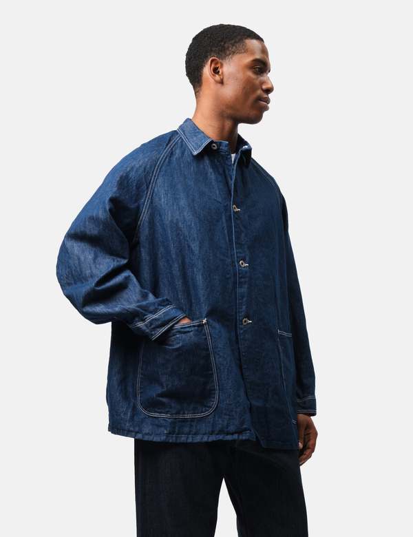 orSlow WWII Denim Coverall Jacket - Blue | Garmentory