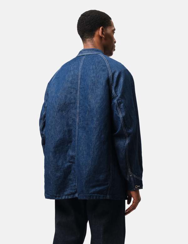 orSlow WWII Denim Coverall Jacket - Blue | Garmentory