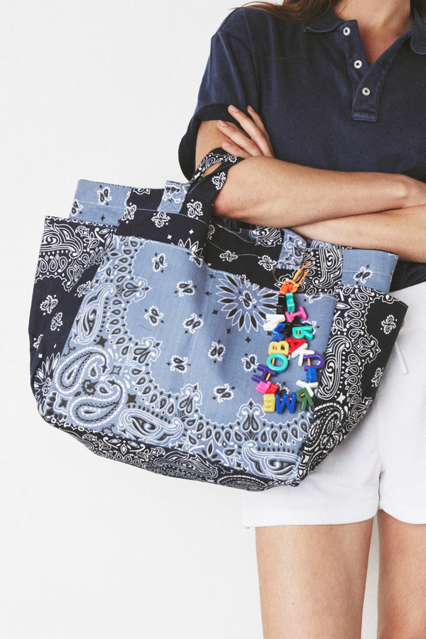 CALL IT BY YOUR NAME Sac Picnic Tote - Cham/Navy | Garmentory