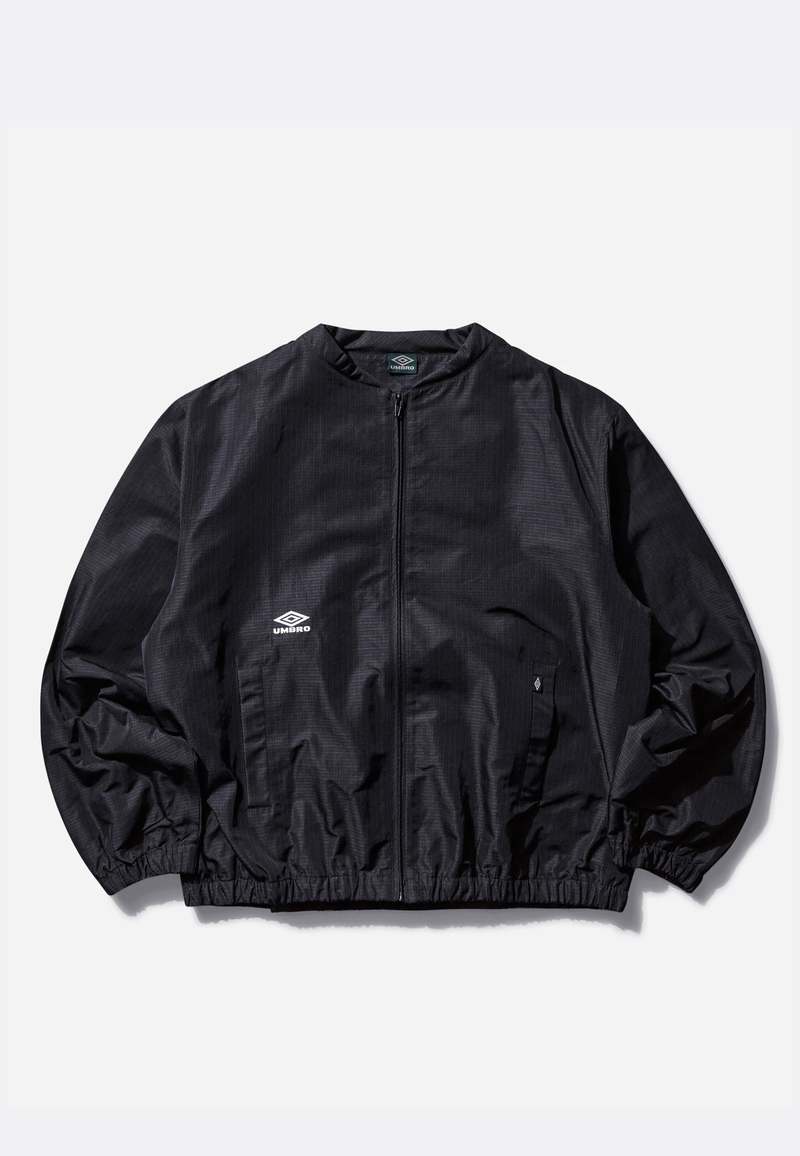 Umbro Check Bomber Jacket - Navy/Dark Brown | Garmentory