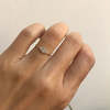 Jennie Kwon Designs Oval Diamond Cluster Whisper Ring - Thumbnail 2
