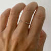 Jennie Kwon White Equilibrium Cuff Ring - ROSE GOLD - Thumbnail 6