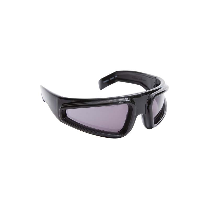 Rick Owens Shiny Ride Sunglasses - Black