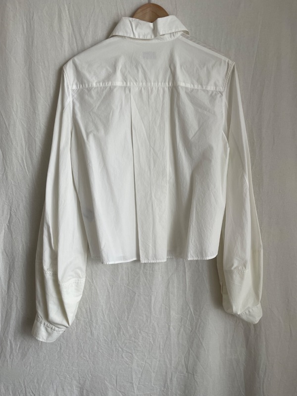 Lemaire Balloon Sleeve Cotton Poplin Shirt